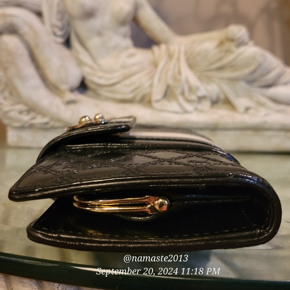 L.A.M.B. by Gwen Stefani Vachetta Leather Clutch-Wallet Designer Celebrity #50 - Picture 8 of 17